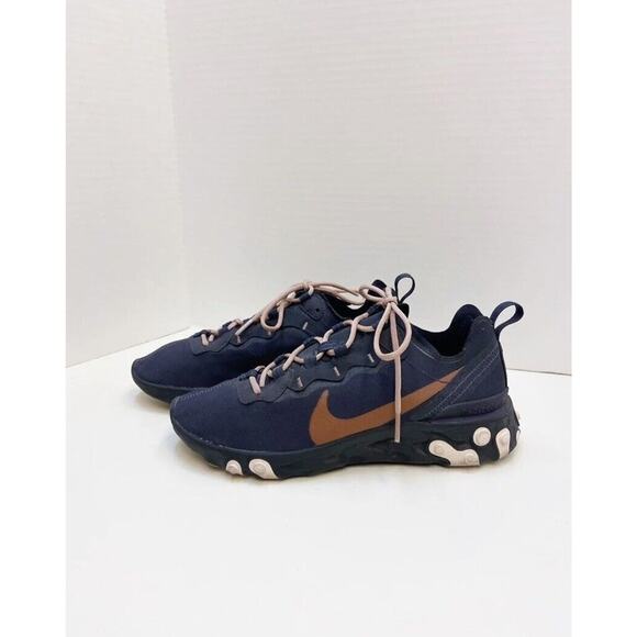 Nike React Element 55 With A Bronze Swoosh 9.5 - Picture 1 of 8